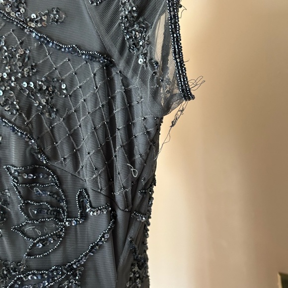 Pissarro Nights Ash Blue Sequin Gown - Picture 11 of 14